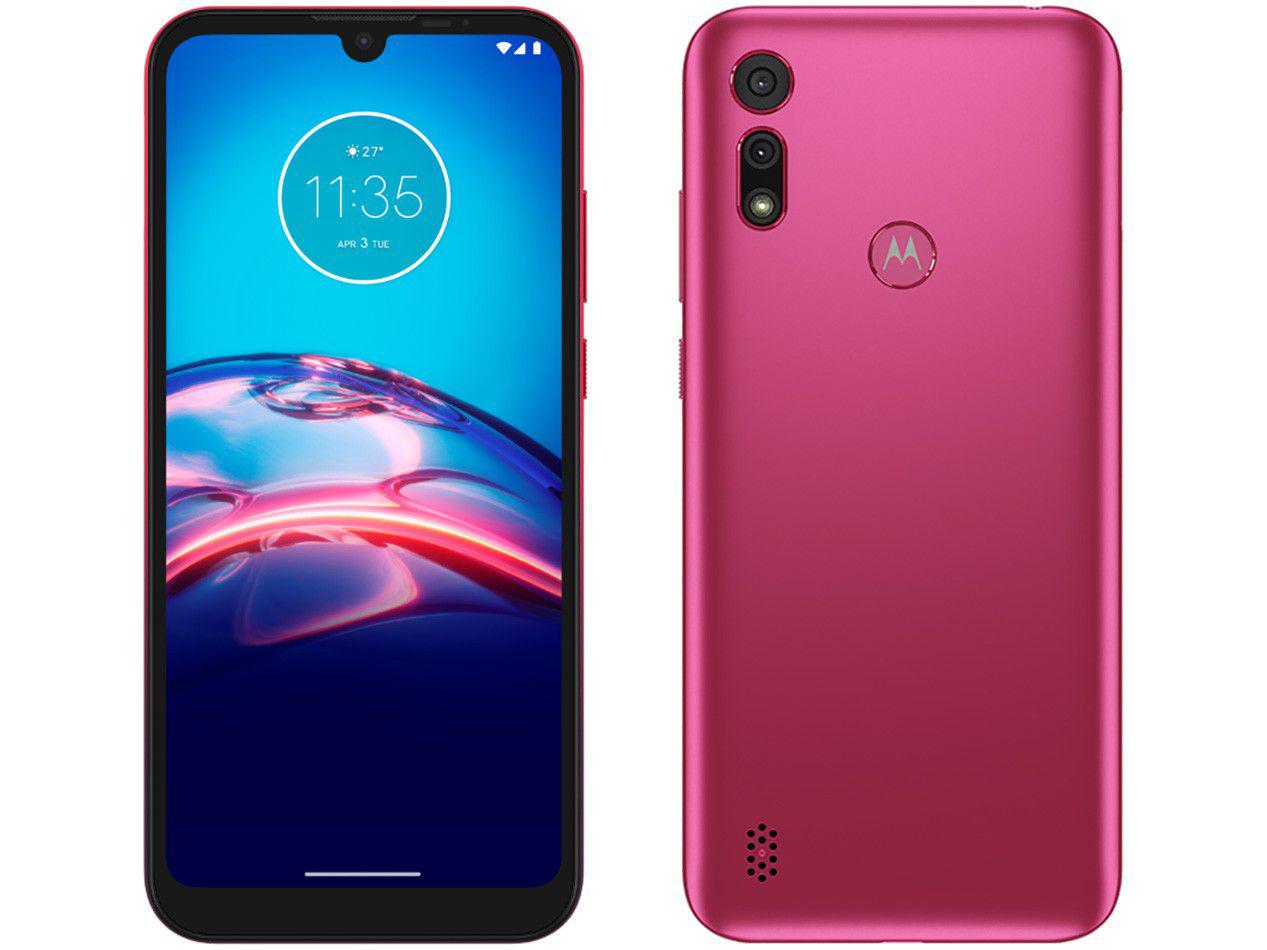 Smartphone Motorola Moto E6i 32GB Pink - 4G 2GB RAM Tela 6,1