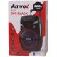 Caixa de Som Amplificada Amvox ACA 280 Black, Bluetooth, USB, Entrada Auxiliar - 280W