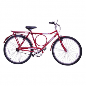 Bicicleta Aro 26 Contra Pedal Potenza Cairu - Vermelha 