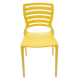 Cadeira Plástica Tramontina Sofia Encosto Vazado - Amarela